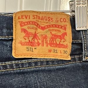 Men’s Levi jeans.